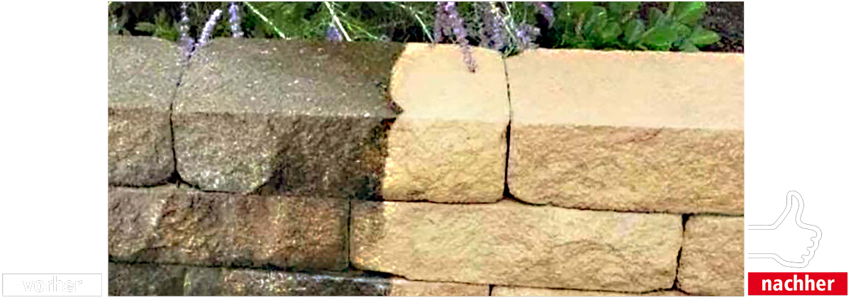 Terrassen- und Steinreinigung