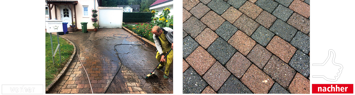 Terrassen- und Steinreinigung