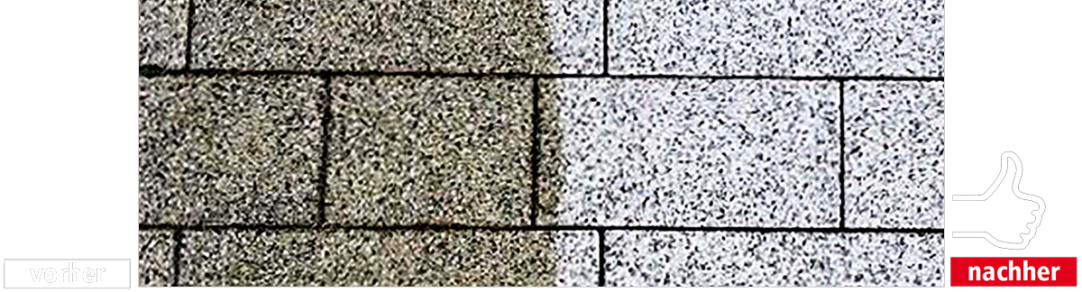 Terrassen- und Steinreinigung